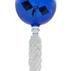 Curious Minds Crooke's Solar Radiometer, Tall Twisted Clear Stem, Blue Globe