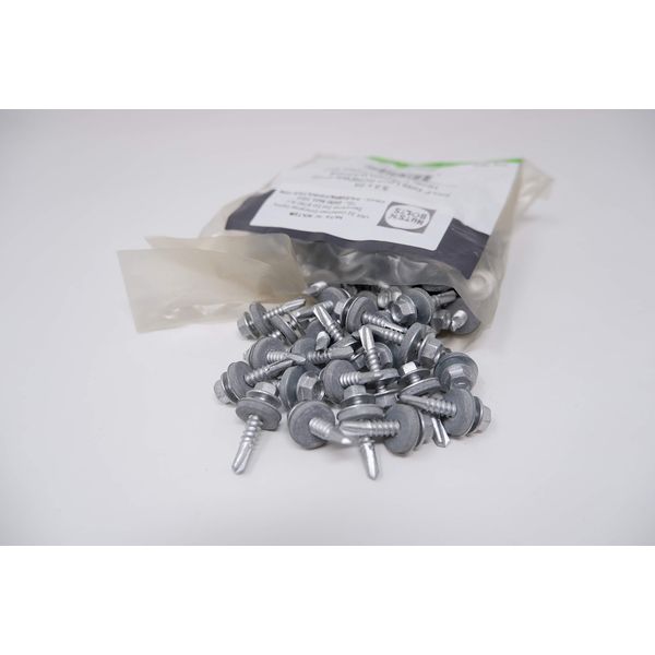 6.3 x 22 Hex Head STITCHING Roofing TEK Screws For LIGHT SECTION STEEL 100 BIT