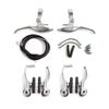 Clarks Cycle Systems CLK-115-27 V-Brake Set Including Alloy Levers, Silver, Pair