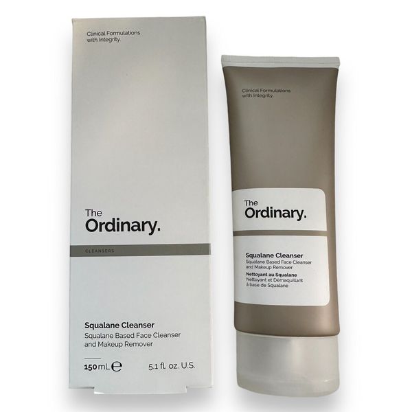 THE ORDINARY Squalane Face Cleanser Face +Makeup Remover 5.1oz 150ml SEALED