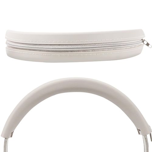 Adhiper Silicone Sweat Headband Cover for Beats Studio Pro & Studio 3 Headphones, Silicone Cover Headphone Cover Accessories for Beats Studio Pro, Studio 3 Headband, Washable & Sweatproof - Off White