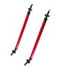 MOTLTECH Splitter Rods,150mm Adjustable Front Bumper Lip Splitter Strut Rod Tie Support Bars,Red 2pcs