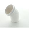 Deepflow 45deg Bend 68mm White RB 253