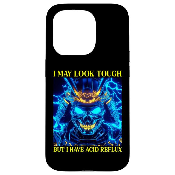 iPhone 15 Pro Funny Acid Reflux Heartburn Case