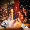 Christmas Snowflake Projector Outdoor LED Moving Snowfall Laser Light Landscape