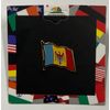 Moldova Single Lapel Pin Enamel Lapel Pin