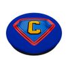 Cool Super C Alphabet Cute Initial Monogram Letter C Graphic PopSockets mit austauschbarem PopGrip