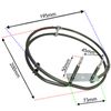SPARES2GO 2 Turn Heating Element for New World Fan Oven (2000w)
