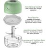 Electric Garlic Chopper 250ML Mini Vegetable Chopper With USB Rechargeable