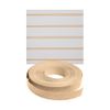 Slatwall Insert in Maple Vinyl ed 130 Inches
