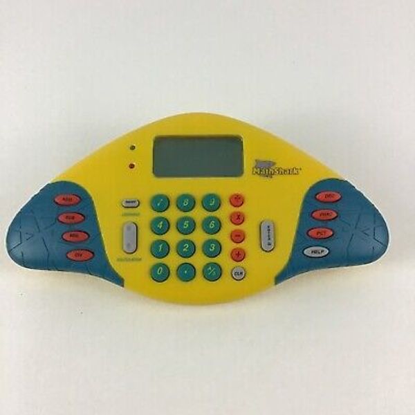 Math Shark Handheld Electronic Skill Builder Toy Calculator Educational Insights