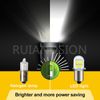 Ruiandsion 2pcs 4.5V 6V P13.5S LED Flashlight Replacement Bulb Torch Head Lamp White
