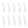 ccHuDE 100 Pcs Clear Tweezer Point Protectors Cap Tweezer Tip Protective Covers Stopper