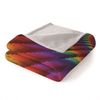 KnBoB Pattern Blankets for Couch, Really Soft Blanket Multicolor Rainbow Swirl Pattern Flannel Blanket 80×120CM