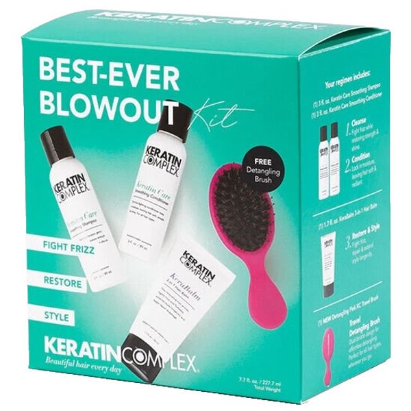 Keratin Complex™ Care Smoothing Shampoo and Conditioner 4-Piece Box Set