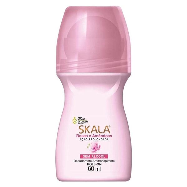 Skala Roll On Deodorant, Rose & Almond, 60ml