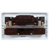 2 Gang 13 Amp Wall Socket with 25mm Surface Mount Pattress Back Box Double Twin