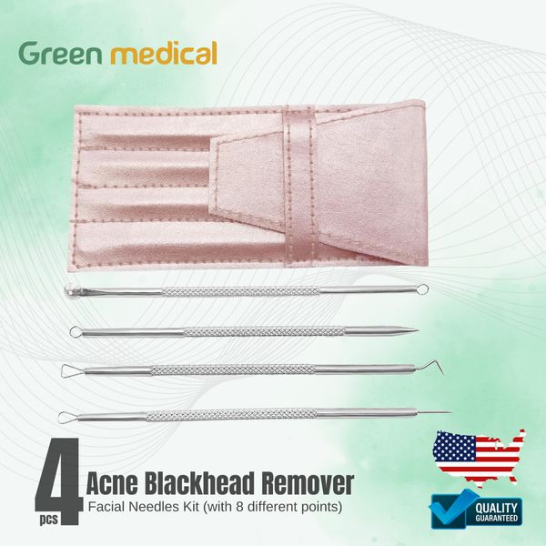 Blackhead Remover Tool Kits Pimple Comedone Extractor Whitehead Pimple Acne