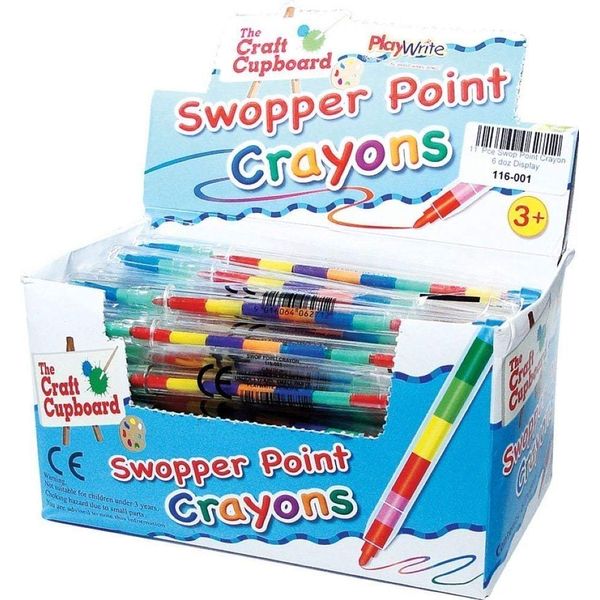 36 x Swop Point Crayons