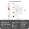 Off Delay,AC/DC 12V~240V GRT8-B1 Mini Power Off Delay Time Relay DIN Rail Type