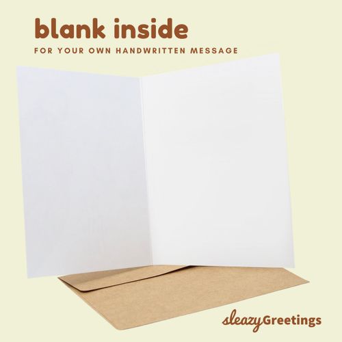 Sleazy Greetings Funny Graduation Card For Him Her | College Grad Congratulations Card | Clever And Poop Emoji Card