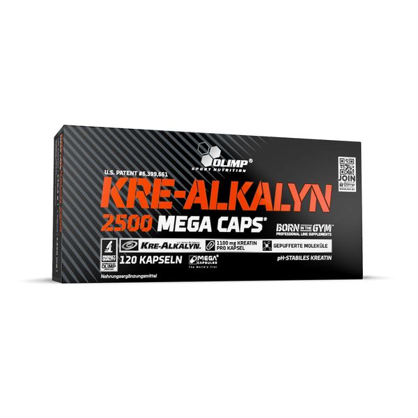 Olimp CRE Alkalyn 2500 mega caps 120 Pieces + Free Sportinax Bonus