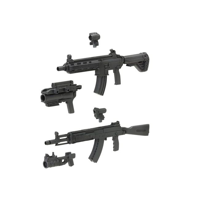 Kotobukiya M.S.G Modeling Support Goods, Weapon Unit 31, Assault Rifle, Total Length: Approx. 3.3 inches (85 mm), Non-scale, Plastic Model