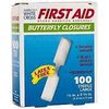 100 Pack Medique Butterfly Self-Adhesive Bandages