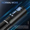 INKin Wireless Tattoo Machine - Professional Tattoo Pen Coreless Motor Gun for FM Dotwork and Normal Mode with 1800mAh Battery Power Cartridge Needles Supply (HOVER Silver Power + Black)