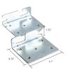 Bed Claw Angled Retro-Hook Plates, Set of 2 with Hardware