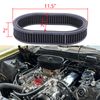 SeaEagles 12" X 2" Oval Reusable Washable Air Cleaner Filter Element (BLACK)
