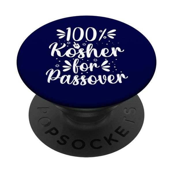 100% Kosher for Passover Haggadah Jewish PopSockets Swappable PopGrip