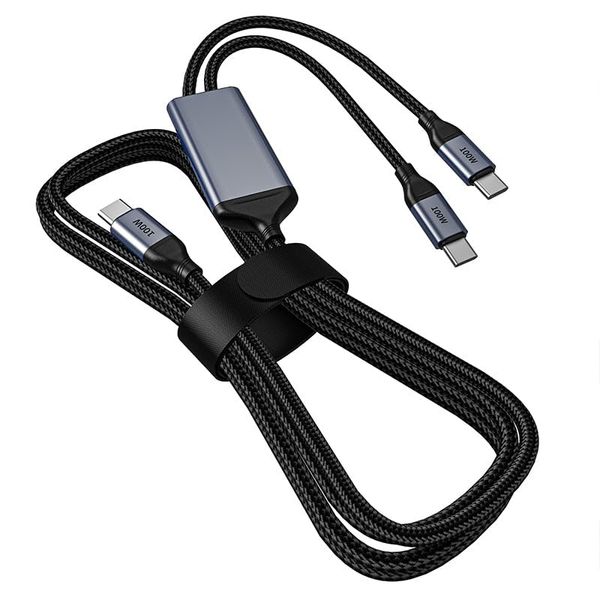 OMNIHIL 3.2FT USB-C Splitter Cable Compatible with JBL Tune 510BT