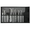 Comair 7001027 Ionic Static Free Comb Set 9-Piece Grey