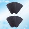 Healifty 40pcs Foot File Replacement Sandpaper Pedicure Refill Pads Foot File Exfoliating Scrubber Pedicure Accessories Black