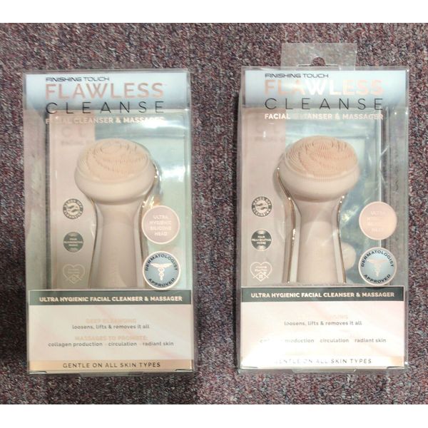 2 PK, Finishing Touch Flawless Cleanse Massager (C1-1)