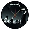 Iconic Metallica vinyl record wall clock