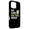 Case for iPhone 16 Pro Eat Sleep Gin Tonic