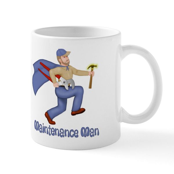 CafePress Maintenance Man Mug 11 oz (325 ml) Ceramic Coffee Mug
