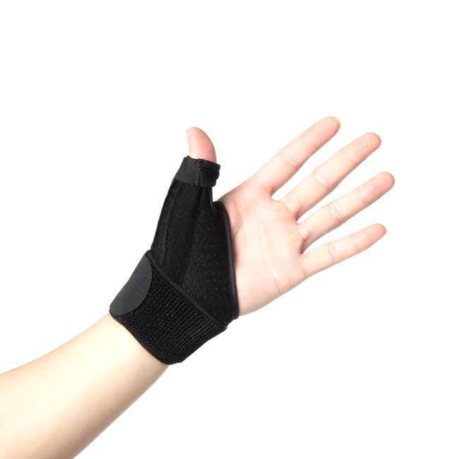 MUSEFITER Compressed Thumb Joint Stabilized Blackberry Thumb, Lightweight & Breathable Trigger Fingers, Pain Relief, Arthritis, Tendonitis, Sprain & Tunnel Support S/M