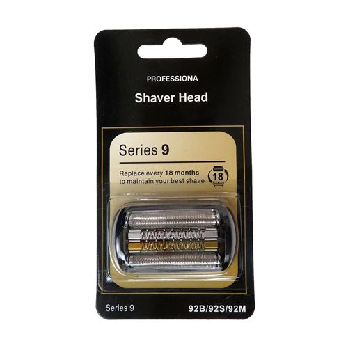 92B 2023 Version Series 9 Replacement Foil Cutter Head Shaver Head Razor Blades for Braun Series 9, 9040s, 9080cc, 9093s, 9095cc, 9240s, 9242s, 9260s, 9280cc, 9290cc, 9291cc, 9292cc, 9293s Black
