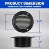 RV Vent Covers for Trailer - Side Air Vents for Trucks ATVs Trailers