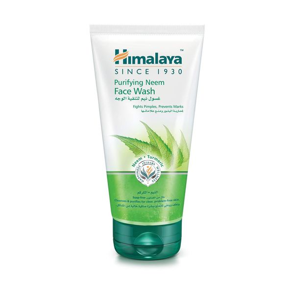 Himalaya Purifying Neem Face Wash for Deep Cleaning & Occasional Acne, Gentle Non-Drying Daily Cleanser, Free from Parabens, SLS and Phthalates, 150 ml (5.07 oz)