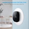 CaseBot Wall Plate for Ecobee3 Lite / Ecobee3 SmartThermostat, Practical Trim Kit, Easy Installation, Durable Polycarbonate Material, Stylish Design (White)