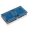 Jopto MAX7219 Dot Matrix Module for Microcontroller 2 In 1 LED Display Module with 5pin Line Compatible with Arduino Raspberry Pi