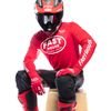 FASTHOUSE Grindhouse Air-Cooled Ramble Long Sleeve Jersey (Red, Medium)