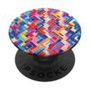Retro Abstract Weave Pattern with Many Colors PopSockets Swappable PopGrip