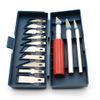 Precision Knife Set Razor Blade Cutting Tool Kit Art Craft Hobby Knife Kit