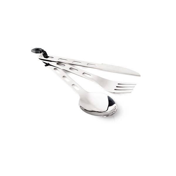 GSI Outdoors Glacier Stainless 3 Pieces Ring Cutlery