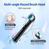 Rotating Electric Toothbrush for Adults, Rechargeable 3 Modes Teeth Deep Clean